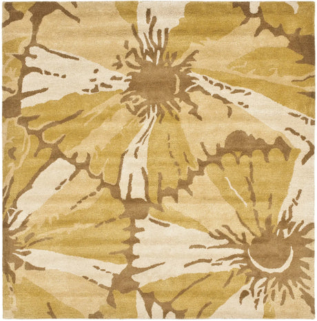Safavieh Soho 6'-0" x 6'-0" Rug in Brown / Ivory