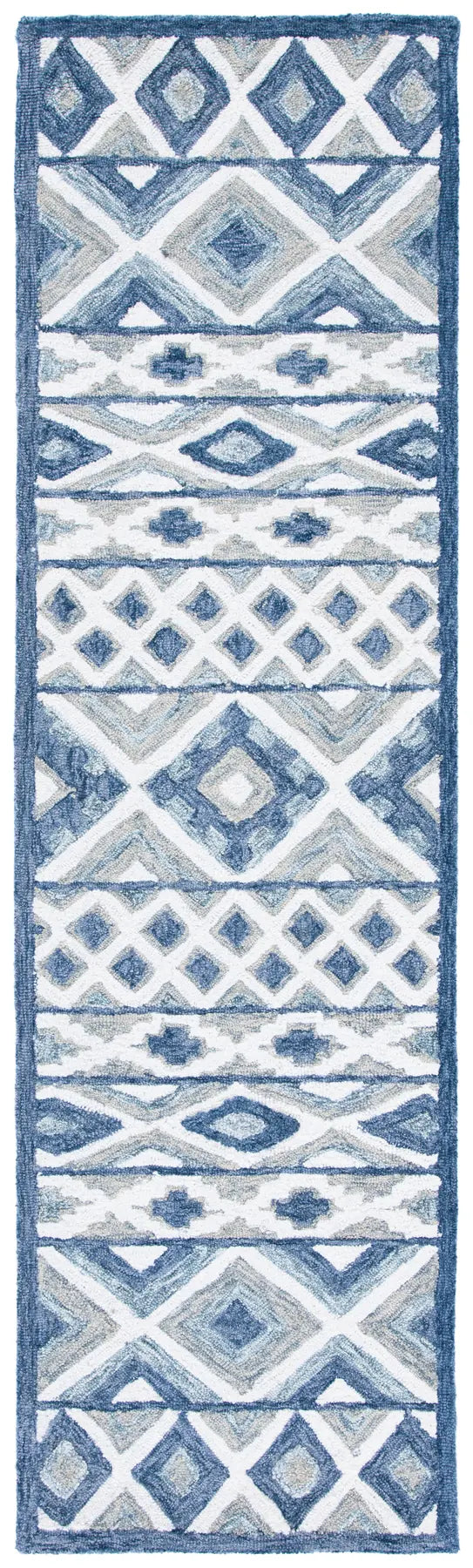 Safavieh Roslyn 2'-3" x 8'-0" Rug in Blue / Grey