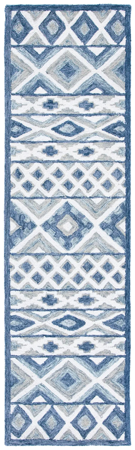 Safavieh Roslyn 2'-3" x 8'-0" Rug in Blue / Grey