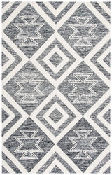 Safavieh Metro 4'-0" x 6'-0" Rug in Ivory / Black