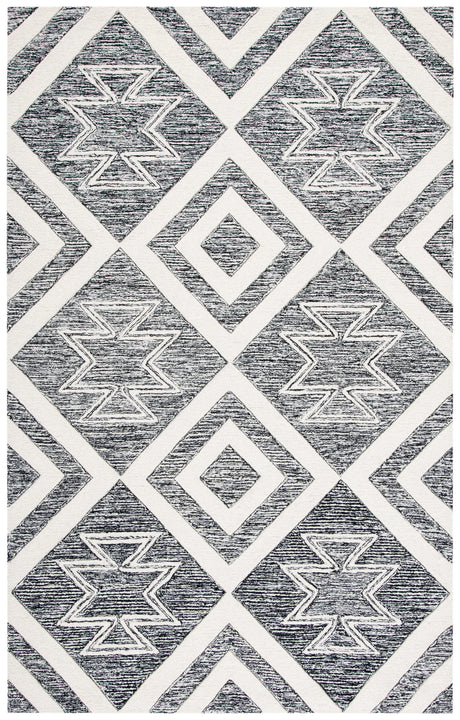Safavieh Metro 4'-0" x 6'-0" Rug in Ivory / Black