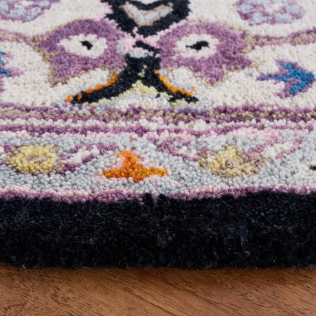 Safavieh Anatolia 6'-0" x 6'-0" Rug in Black / Ivory