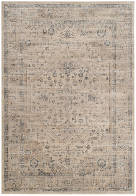 Safavieh Vintage 4'-0" x 5'-7" Rug in Stone / Blue