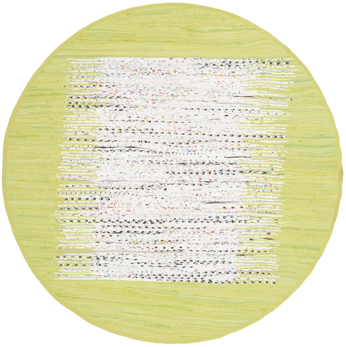 Safavieh Montauk 6'-0" x 6'-0" Rug in Ivory / Citron