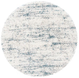 Safavieh Fontana Shag  800 10'-0" x 10'-0" Rug in Ivory / Teal