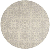Safavieh Cambridge 6'-0" x 6'-0" Rug in Light Grey / Ivory