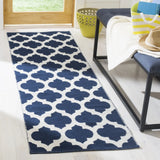 Safavieh Montauk 2'-3" x 7'-0" Rug in Navy / Ivory