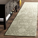 Safavieh Restoration Vintage 2'-3" x 8'-0" Rug in Light Sage / Grey