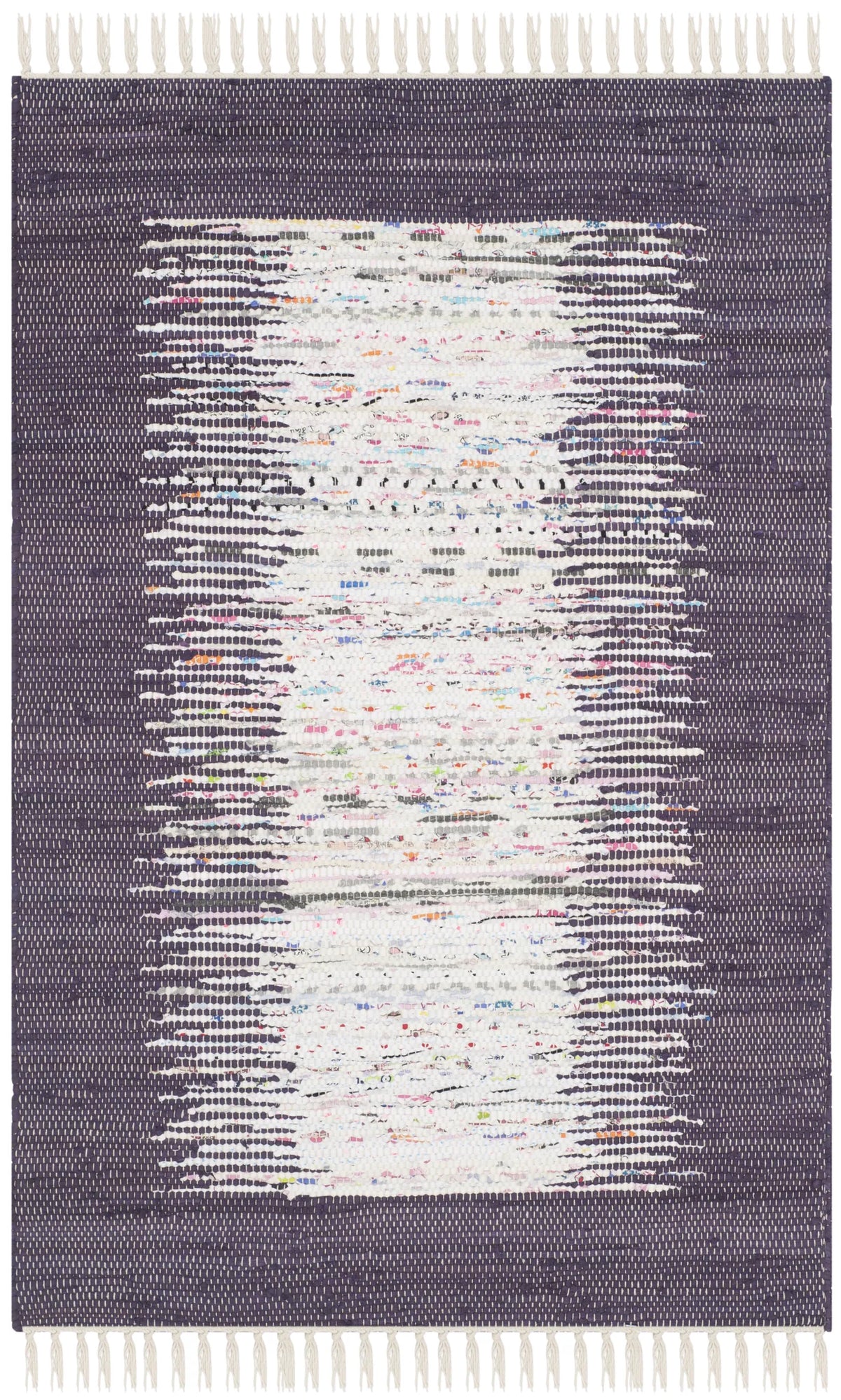 Safavieh Montauk 2'-6" x 4'-0" Rug in Ivory / Purple