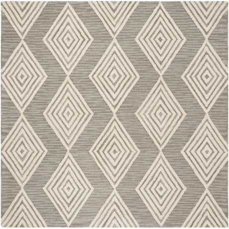 Safavieh Blossom 6'-0" x 6'-0" Rug in Dark Grey / Ivory