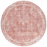 Safavieh Abstract 6'-0" x 6'-0" Rug in Ivory / Red