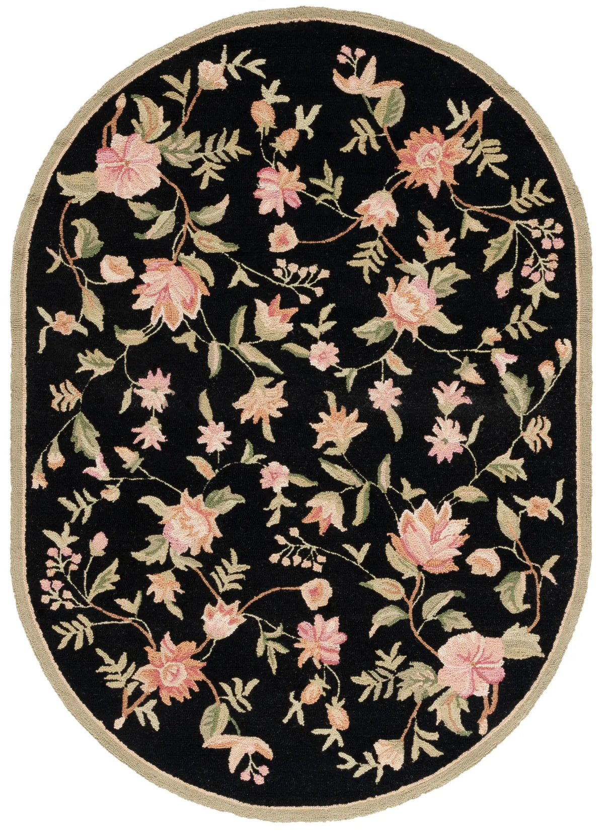 Safavieh Chelsea 4'-6" x 6'-6" Rug in Black