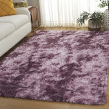 Safavieh Rainbow Shag 4'-0" x 6'-0" Rug in Purple