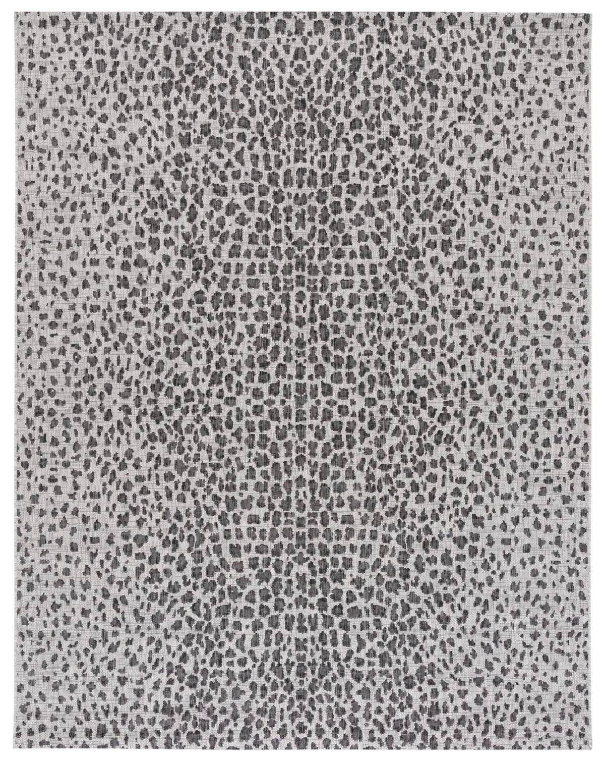 Safavieh Courtyard 10'-0" x 14'-0" Rug in Grey / Black