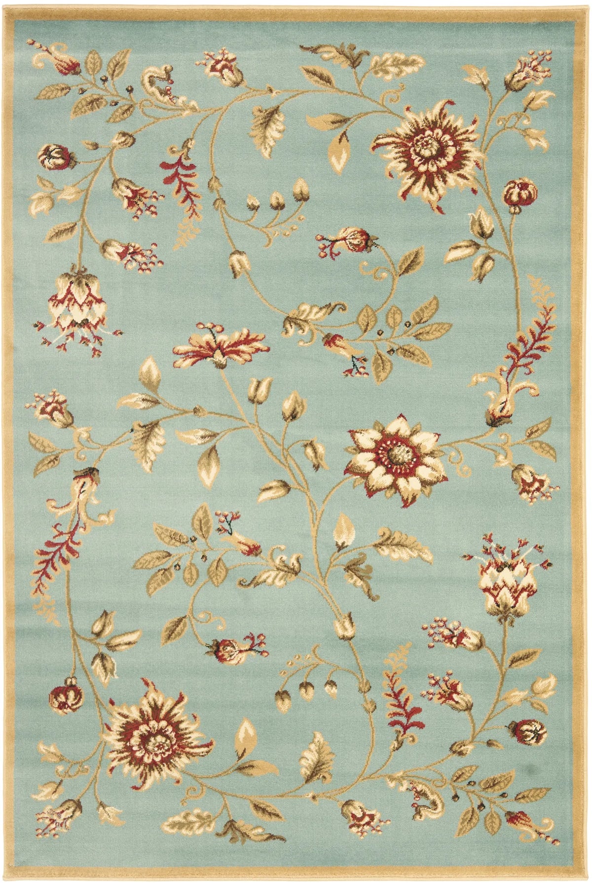 Safavieh Lyndhurst 3'-3" x 5'-3" Rug in Blue / Multi