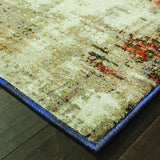 Oriental Weavers Sphinx Evolution 8001A Ivory/Multi Rugs - corner detail