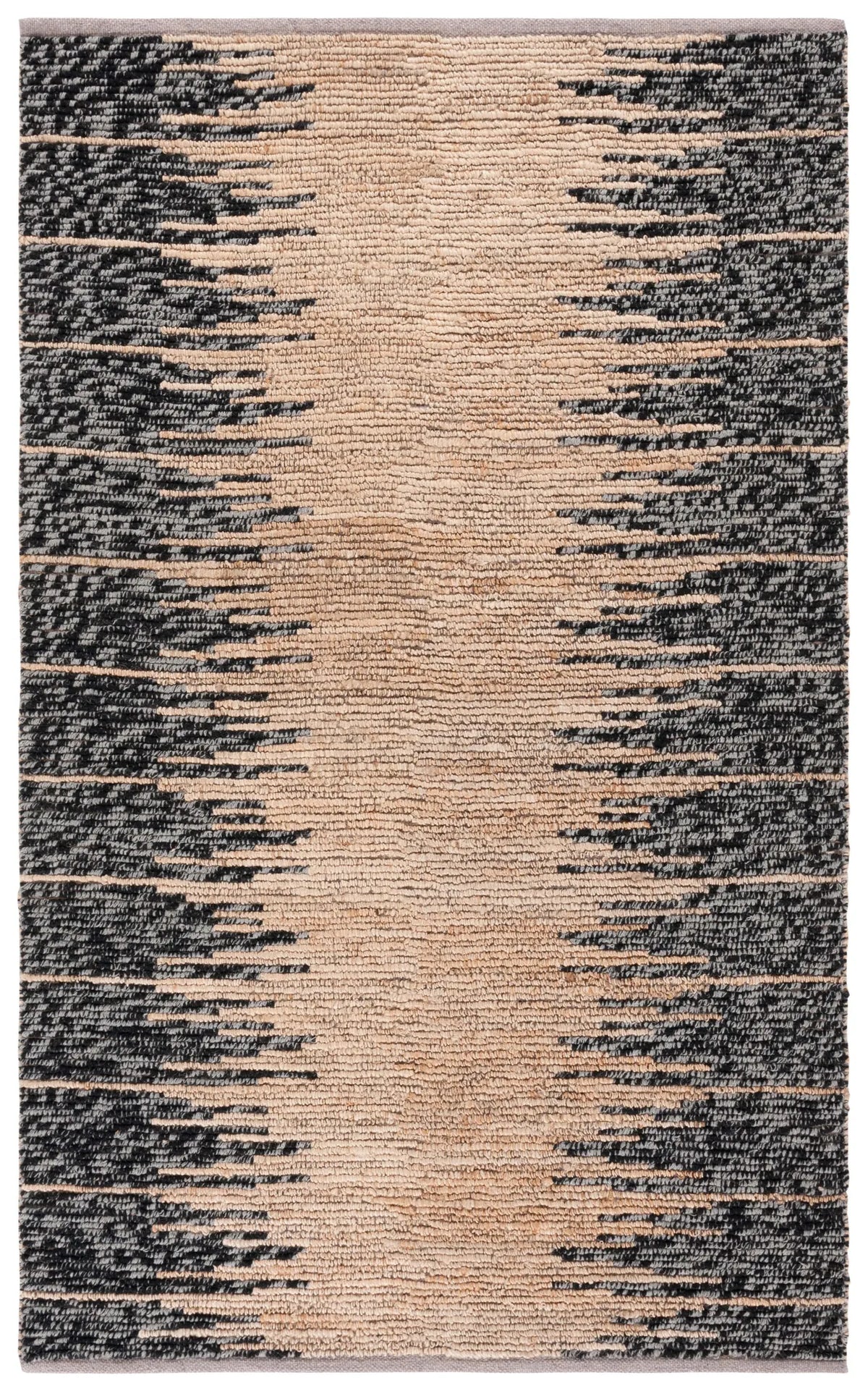 Safavieh Natural Fiber 4'-0" x 6'-0" Rug in Natural / Black
