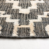 Safavieh Natural Fiber 6'-0" x 6'-0" Rug in Black / Ivory