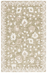 Safavieh Marquee 4'-0" x 6'-0" Rug in Green / Ivory