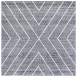 Safavieh Adirondack 6'-0" x 6'-0" Rug in Dark Grey / Ivory