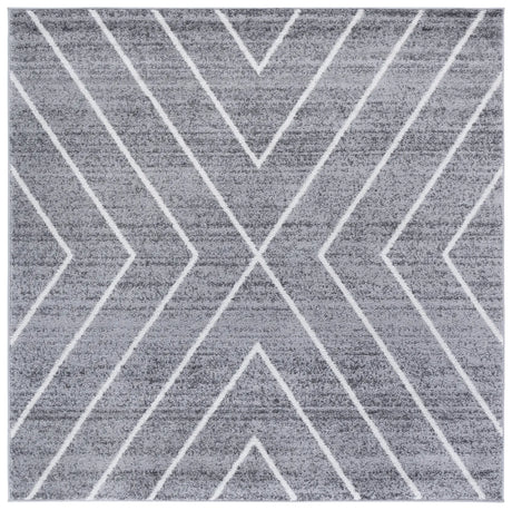 Safavieh Adirondack 6'-0" x 6'-0" Rug in Dark Grey / Ivory