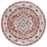 Safavieh Luna 6'-7" x 6'-7" Rug in Beige / Rust