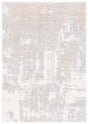Safavieh Lindsay Shag 4'-0" x 6'-0" Rug in Grey / Ivory Beige