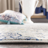 Safavieh Madison 4'-0" x 6'-0" Rug in Light Grey / Blue