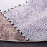 Safavieh Faux Hide 6'-0" x 6'-0" Rug in Beige / Brown