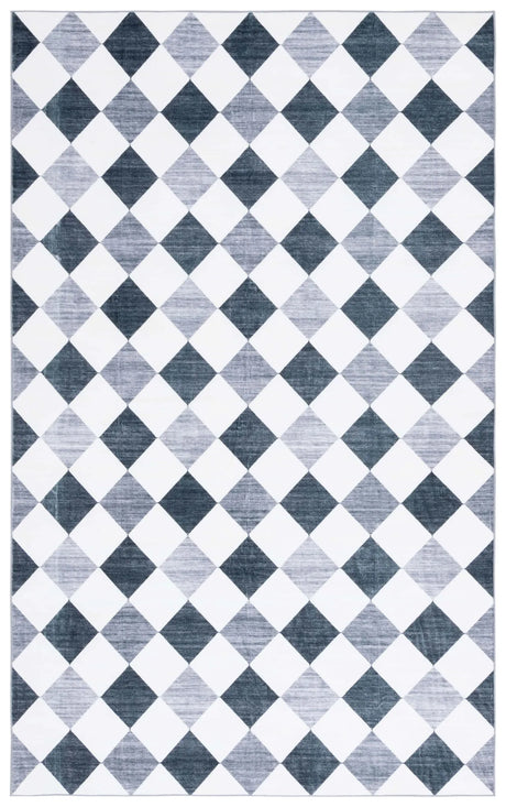 Safavieh Santa Clara 4'-0" x 6'-0" Rug in Ivory / Grey Black