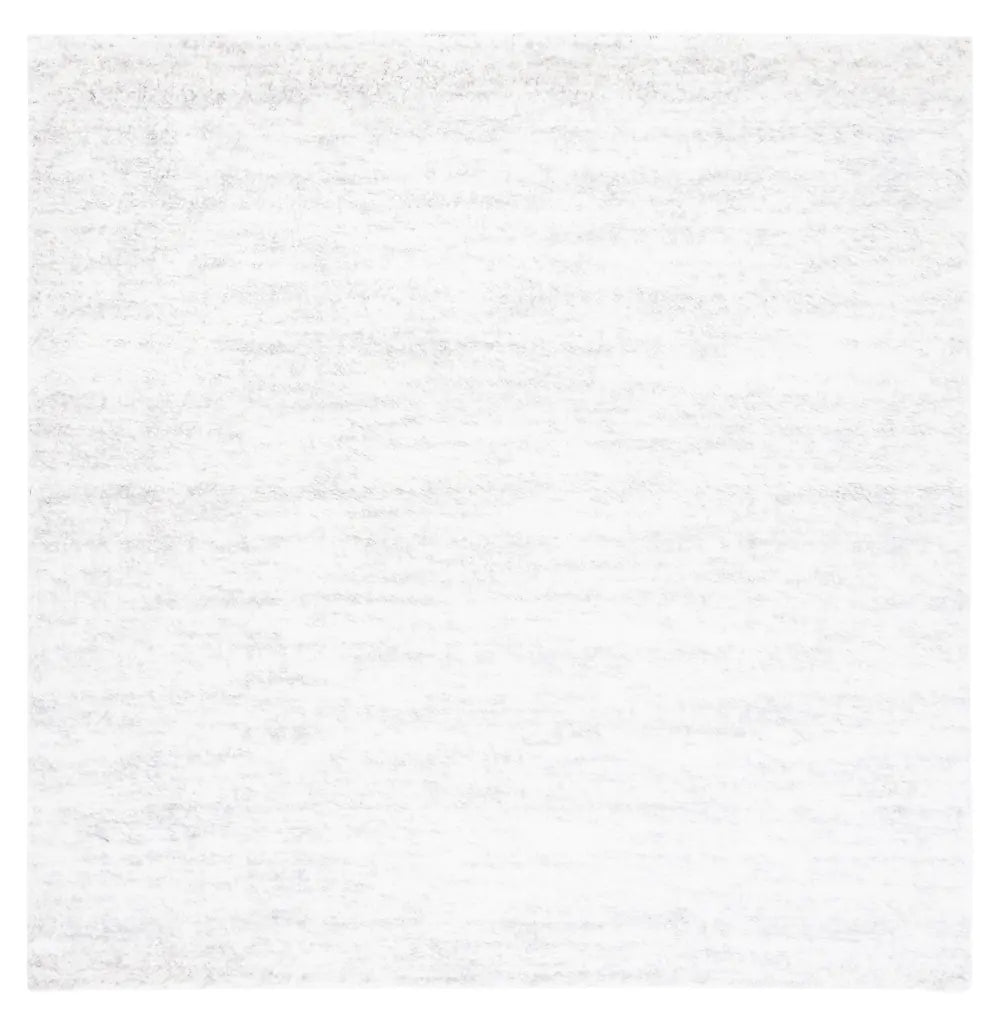 Safavieh Berber Shag 7'-0" x 7'-0" Rug in Ivory / Light Grey