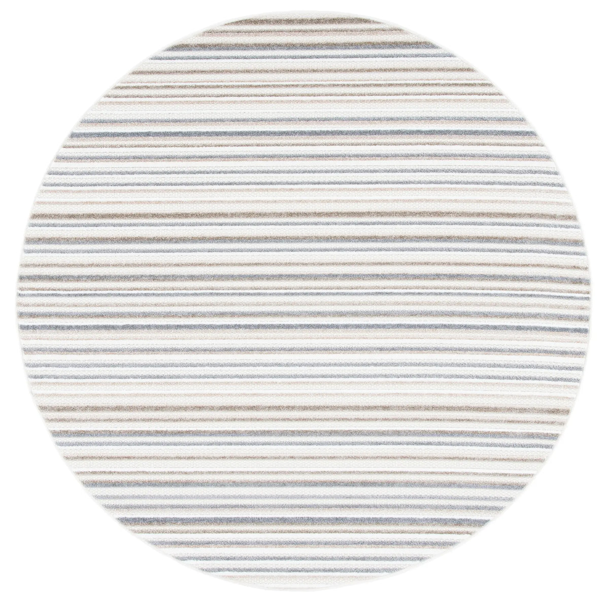 Safavieh Cabana 5'-3" x 5'-3" Rug in Ivory / Grey