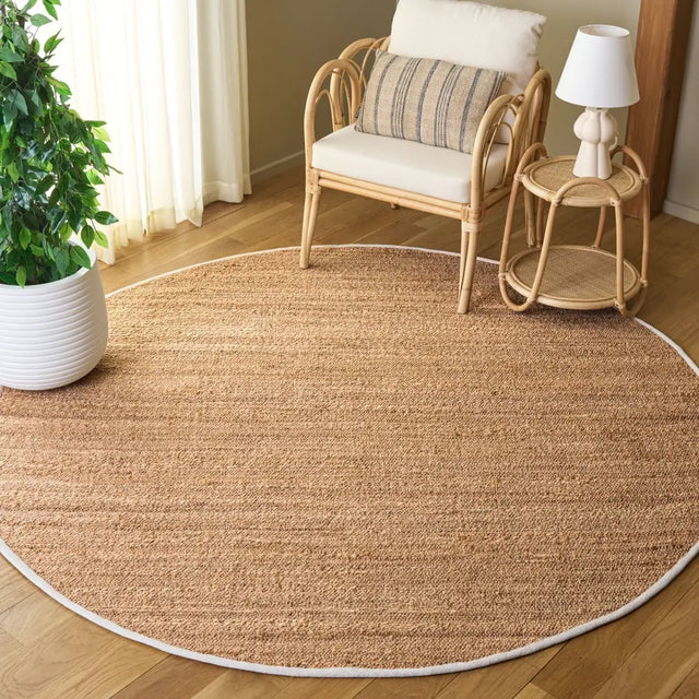 Safavieh Natural Fiber 7'-0" x 7'-0" Rug in Natural / Ivory