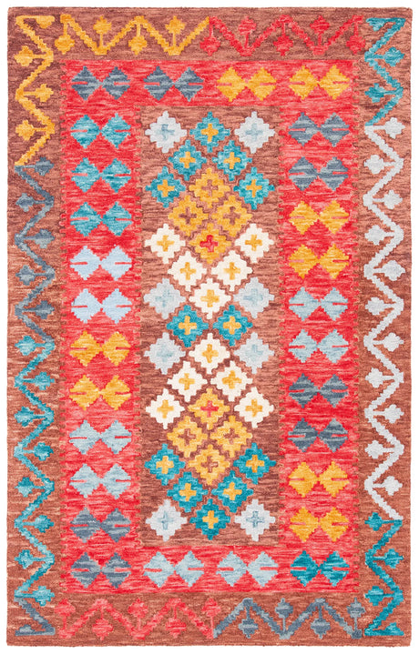 Safavieh Aspen 4'-0" x 6'-0" Rug in Brown / Red