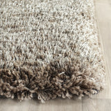 Safavieh Sg-Sbs-South Beach Shag 4'-0" x 6'-0" Rug in Silver