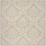 Safavieh Micro-Loop 5'-0" x 5'-0" Rug in Silver