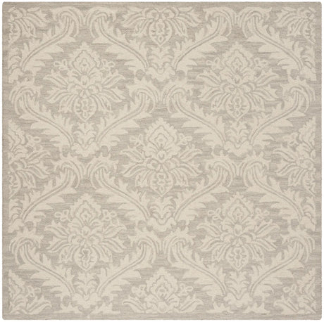 Safavieh Micro-Loop 5'-0" x 5'-0" Rug in Silver
