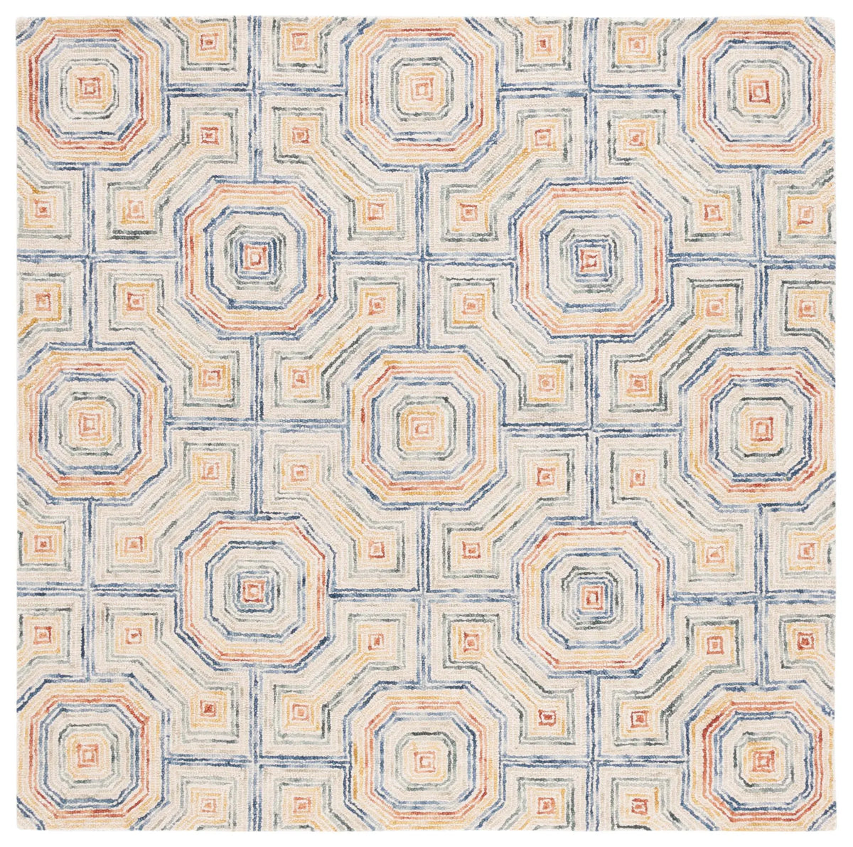 Safavieh Aspen 6'-0" x 6'-0" Rug in Ivory / Blue