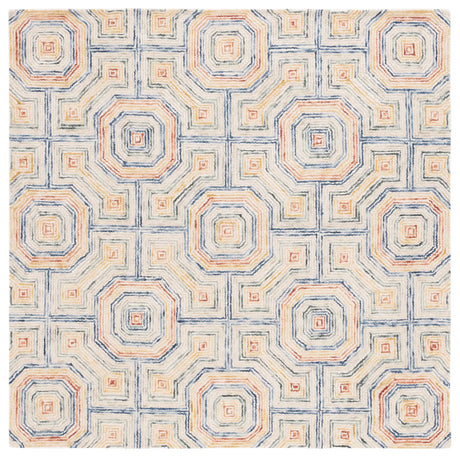 Safavieh Aspen 6'-0" x 6'-0" Rug in Ivory / Blue