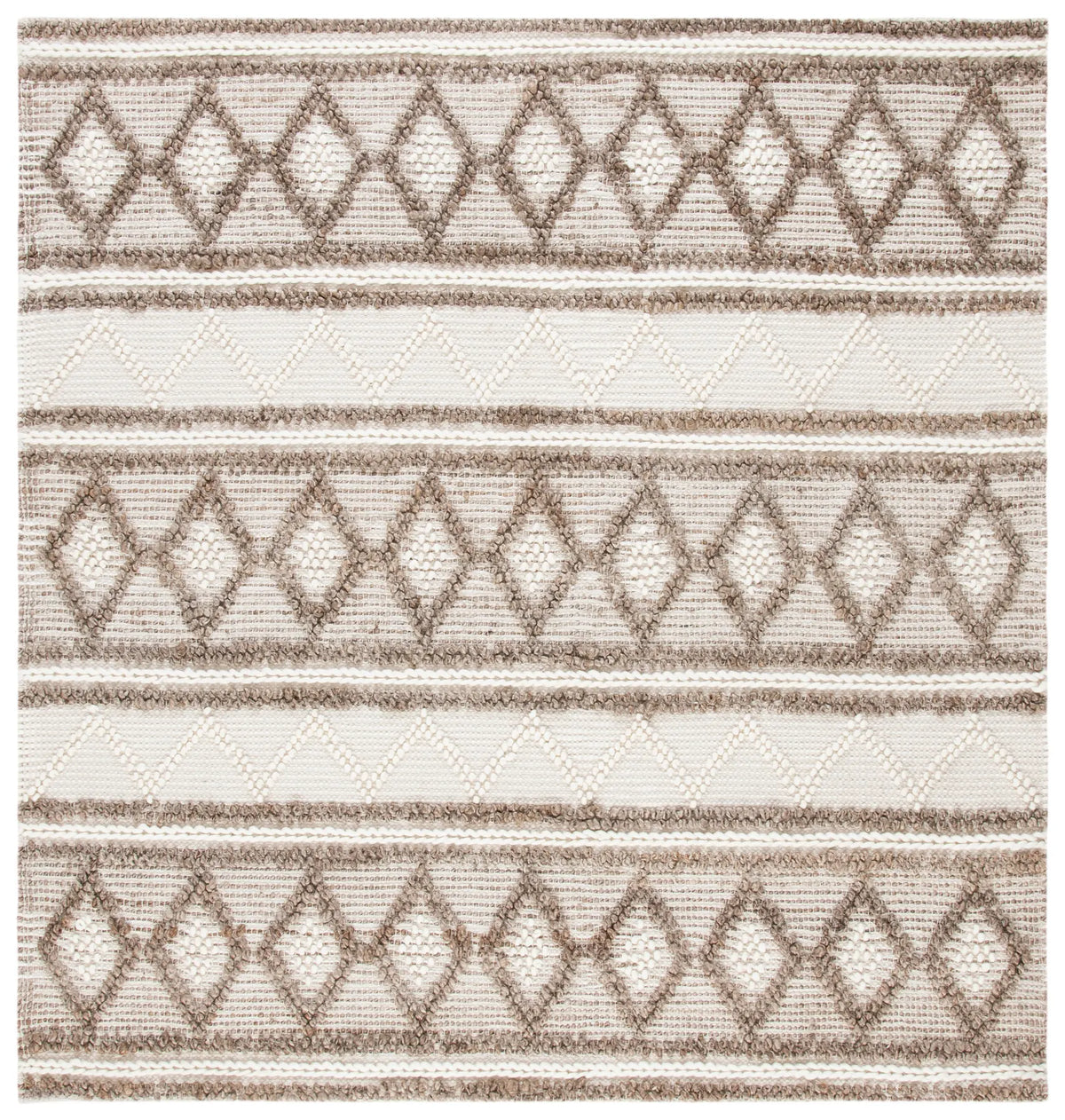 Safavieh Natural Fiber 6'-0" x 6'-0" Rug in Taupe / Ivory