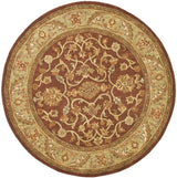 Safavieh Golden Jaipur 6'-0" x 6'-0" Rug in Rust / Green
