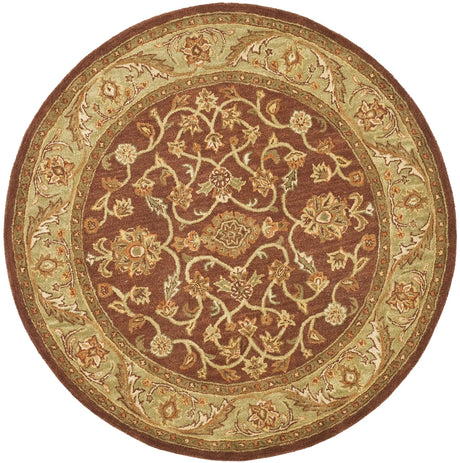Safavieh Golden Jaipur 6'-0" x 6'-0" Rug in Rust / Green