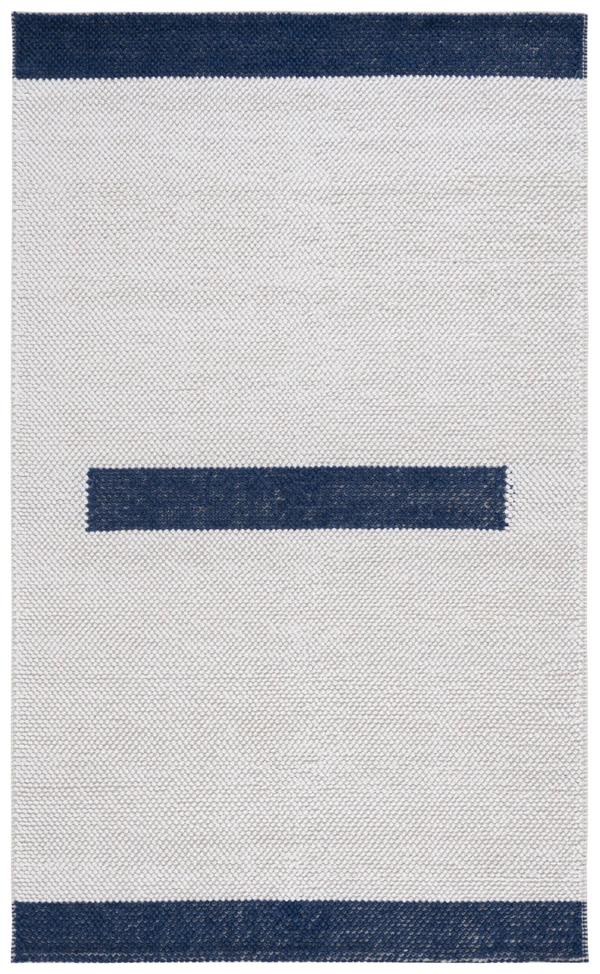 Safavieh Natura 4'-0" x 6'-0" Rug in Ivory / Navy