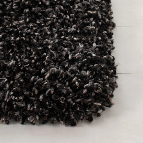 Safavieh Evolution Shag 500 4'-0" x 6'-0" Rug in Charcoal