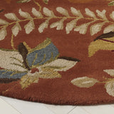 Safavieh Blossom 6'-0" x 6'-0" Rug in Rust / Multi