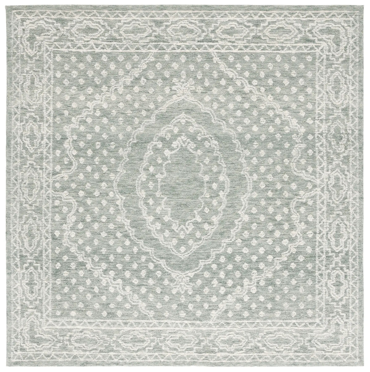 Safavieh Ebony 6'-0" x 6'-0" Rug in Ivory / Grey