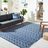 Safavieh Himalaya 10'-0" x 14'-0" Rug in Navy / Ivory