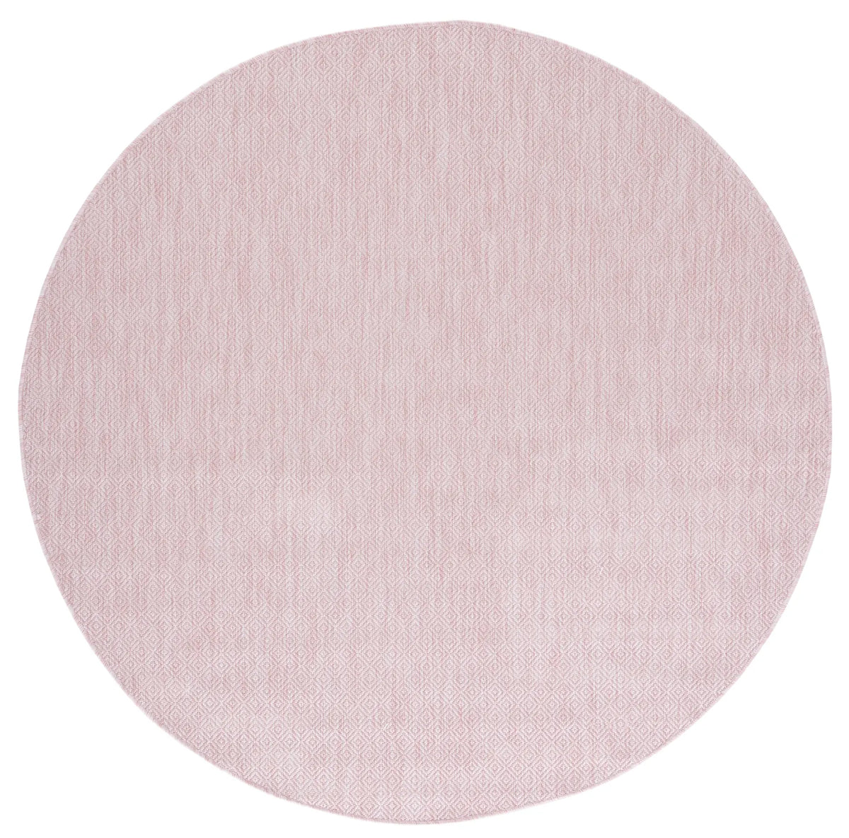Safavieh Courtyard 6'-7" x 6'-7" Rug in Soft Pink