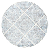 Safavieh Artistry 600 7'-0" x 7'-0" Rug in Ivory / Blue
