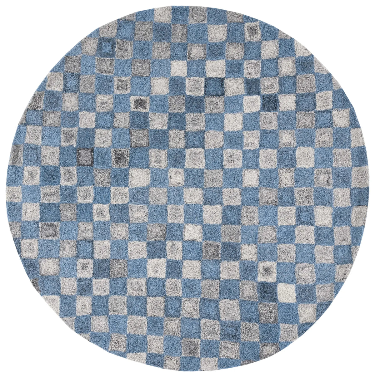Safavieh Abstract 7'-0" x 7'-0" Rug in Grey / Blue